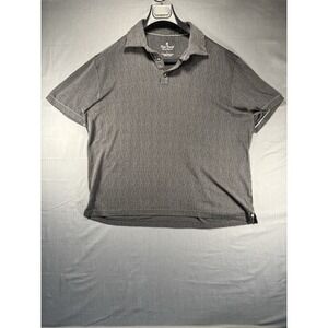 Nat Nast Luxury Originals Men's‎ L Polo Modal Blend Textured Charcoal Gray